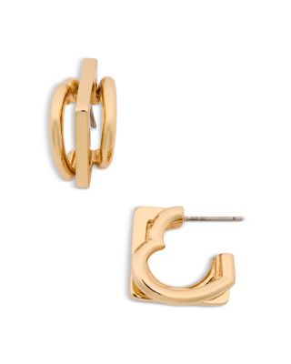 Geo Pop Stacked Hoop Earrings