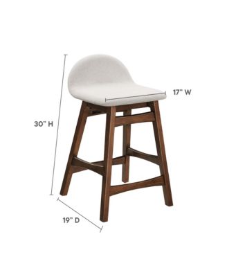  Juno Wood Counter Stool, Set of 2