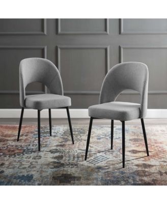  Rouse Upholstered Fabric Dining Side Chair, Set of 2