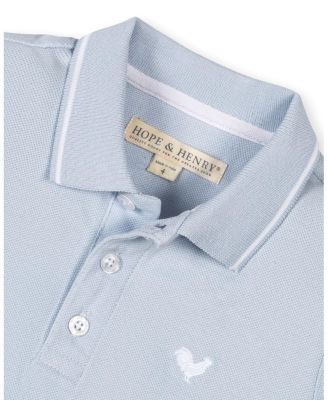 Boys' Organic Short Sleeve Knit Pique Polo Shirt - Big Kid