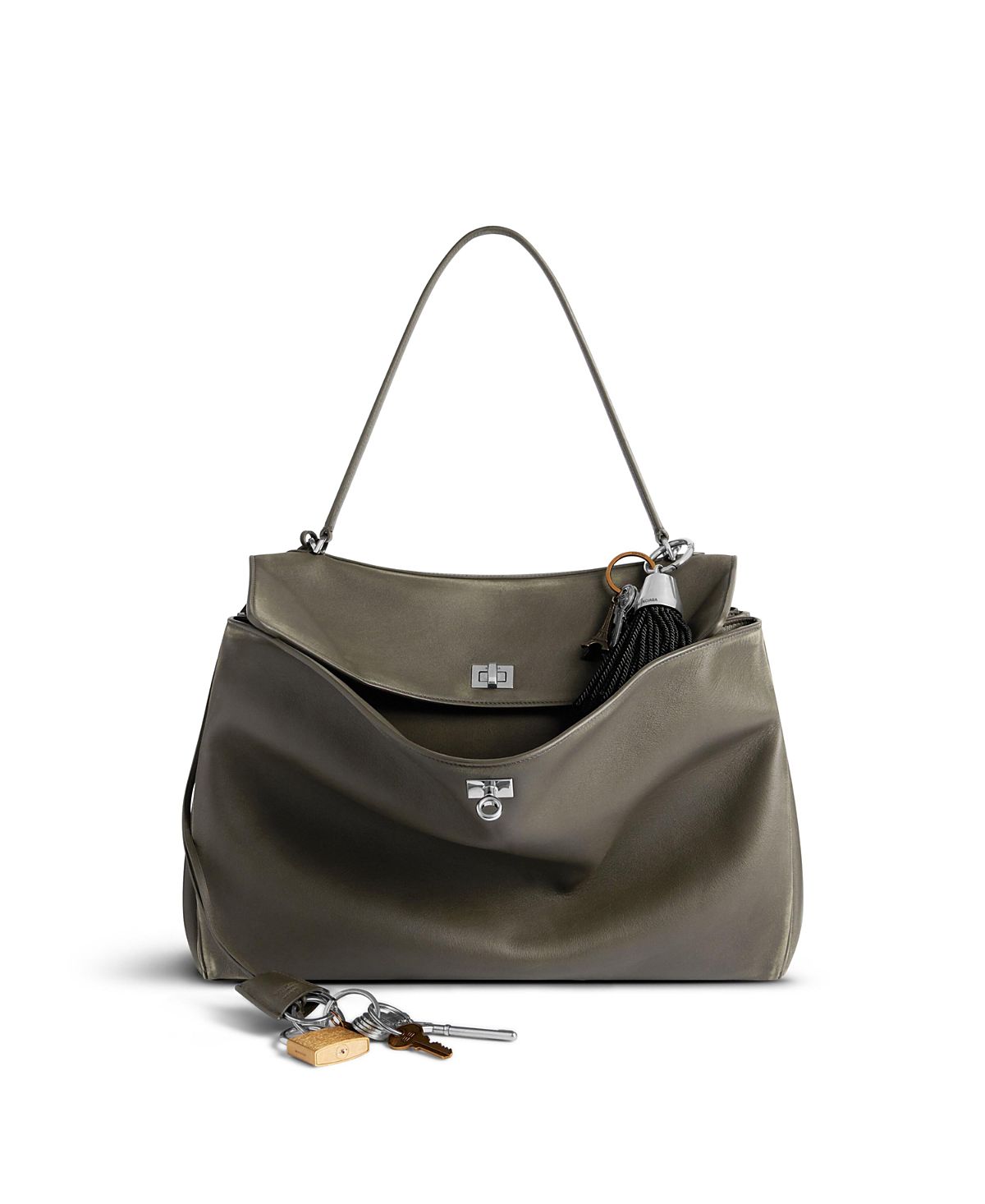 Balenciaga Rodeo Handbag Large With Charms