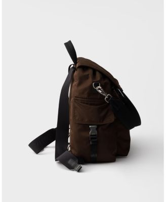  Explore Re-Nylon and Leather Backpack