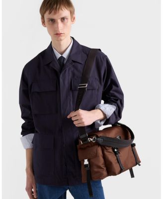  Explore Re-Nylon and Leather Bag