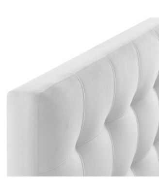 Lily Biscuit Tufted Performance Velvet Headboard, Twin