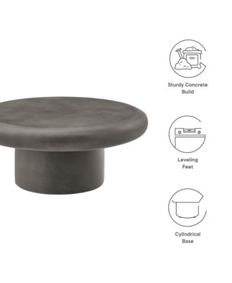 Argos Indoor - Outdoor Patio Concrete Round Coffee Table