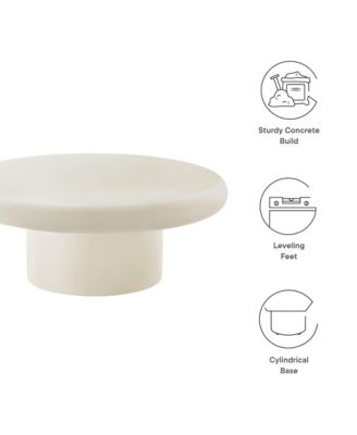 Argos Indoor - Outdoor Patio Concrete Round Coffee Table