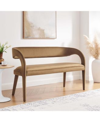  Pinnacle Performance Velvet Accent Bench