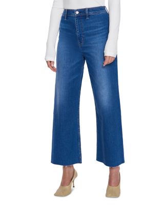Penny High Rise Cropped Wide Leg Jeans in Rooftop