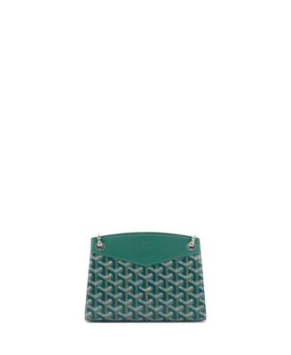  Mini Structured Rouette Chain Shoulder Bag Coated Canvas