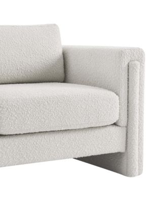 Visible Boucle Fabric Armchair