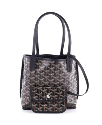  Mini Anjou Reversible Tote Coated Canvas