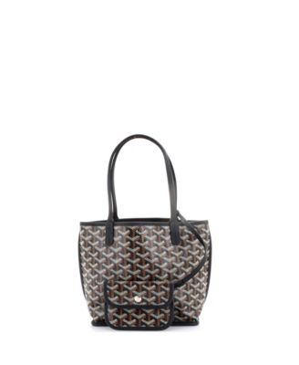 Mini Anjou Reversible Tote Coated Canvas