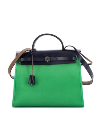 31 Herbag Zip Leather and Toile