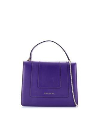  Medium Serpenti Forever Top Handle Bag Leather