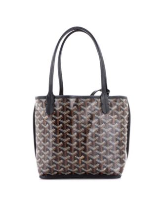 Mini Anjou Reversible Tote Coated Canvas