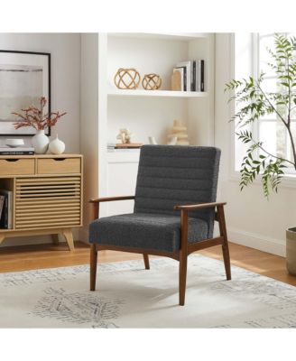 Jensen Boucle Fabric Accent Chair