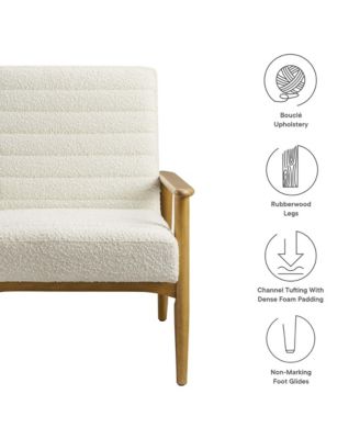 Jensen Boucle Fabric Accent Chair