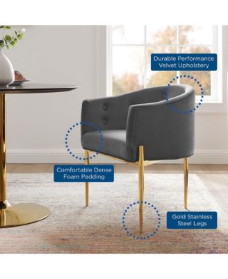 Savour Tufted Performance Velvet Accent Chairs, Set of 2