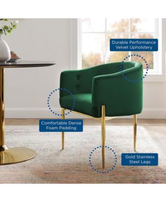 Savour Tufted Performance Velvet Accent Chairs, Set of 2