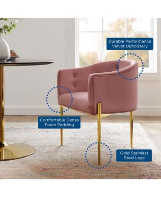 Savour Tufted Performance Velvet Accent Chairs, Set of 2