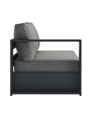 Tahoe Outdoor Patio Powder-Coated Aluminum Modular Left-Facing Loveseat