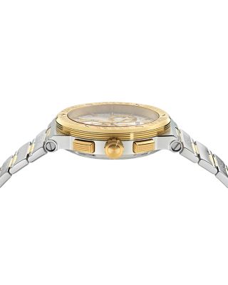 Greca Logo Chronograph Bracelet Watch, 40mm