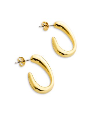 Corie Contour Hoop Earrings