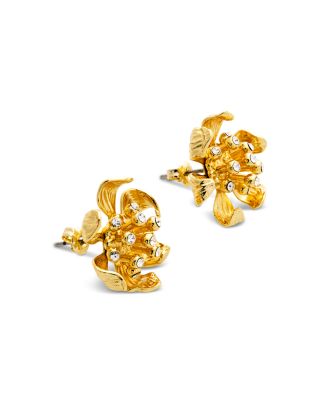 Futura Furled Flower Stud Earrings