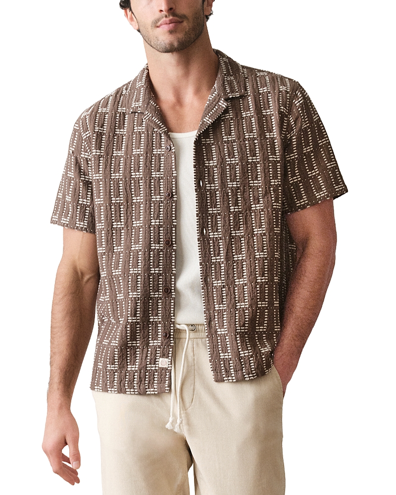 Marine Layer Patterned Dobby Resort Shirt