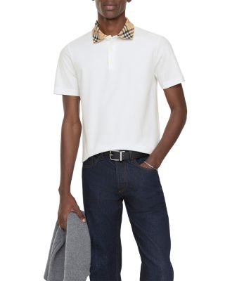 Check Collar Polo Shirt