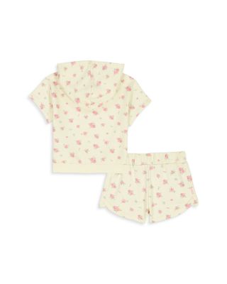 Girls' French Terry Hooded 2 Piece Shorts Set - Little Kid 