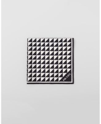  Printed Silk Twill Scarf 55X55