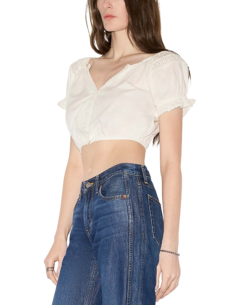 Re/Done Pattie Puff Sleeve Blouse