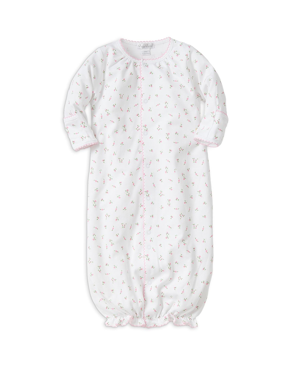 Kissy Kissy Girls' Garden Roses Print Convertible Gown Coverall - Baby