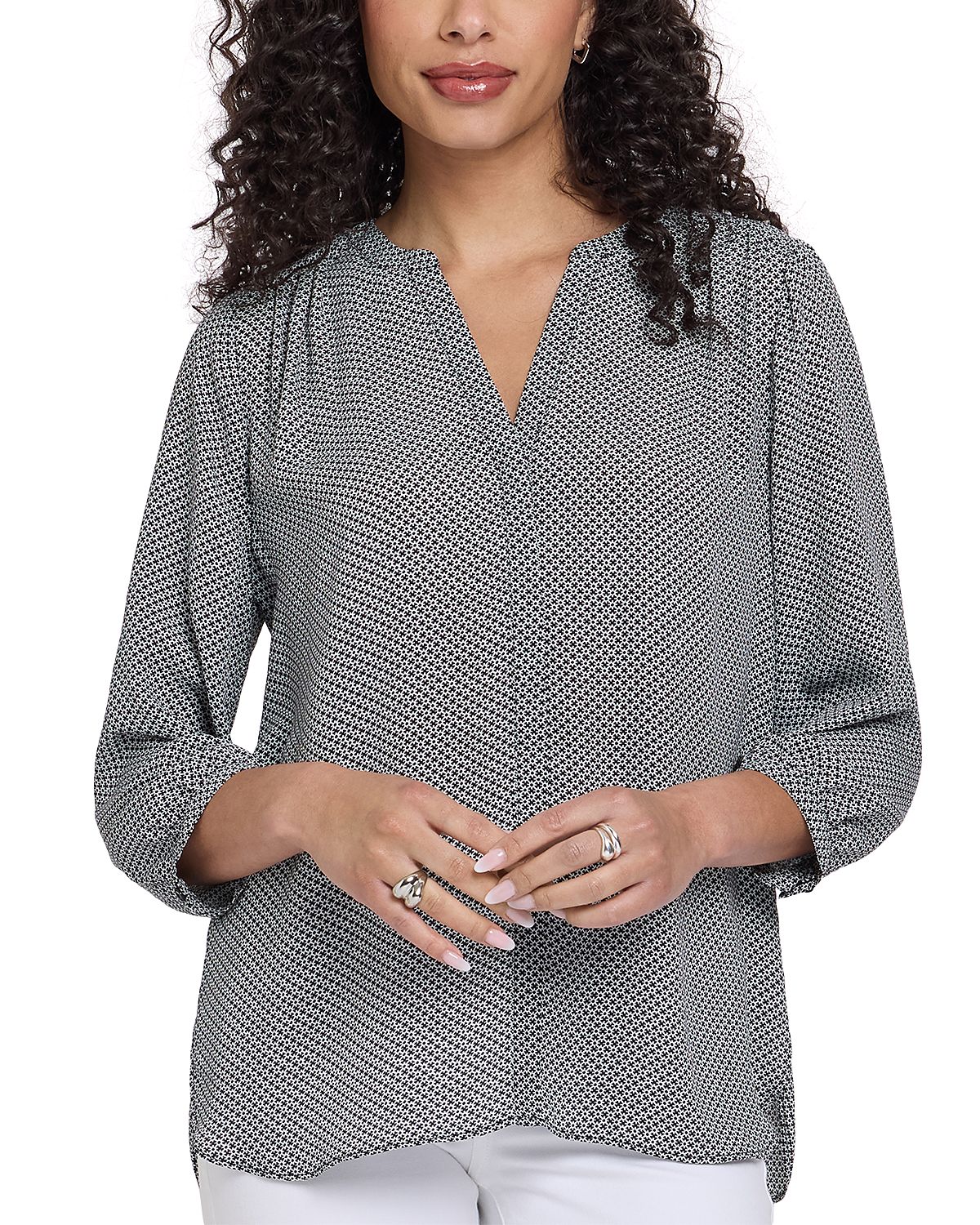 Nydj Pintuck Blouse