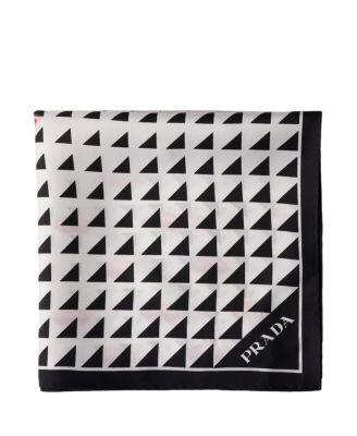  Printed Silk Twill Scarf 55X55