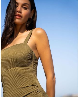 Jori Square Neck Underwire One-Piece Swimsuit