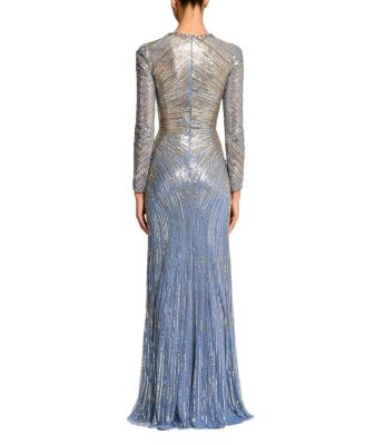 Wiona Sequin-Embellished Gown