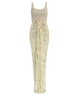  Elixir Sequin-Embellished Maxi Dress
