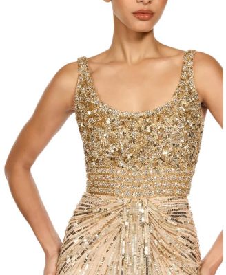  Elixir Sequin-Embellished Maxi Dress