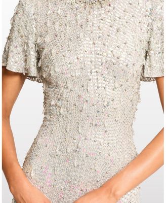 Serenity Sequin-Embellished Gown