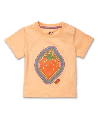 Girls' Recycled Cotton Strawberry T-Shirt - Baby, Little Kid, Big Kid
