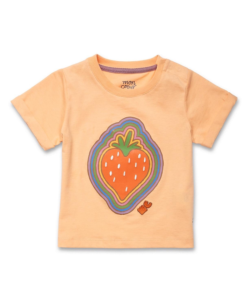 Mon Coeur Unisex Recycled Cotton Strawberry T-Shirt
