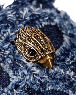 Women's Meena Eagle Denim Slide Sandals