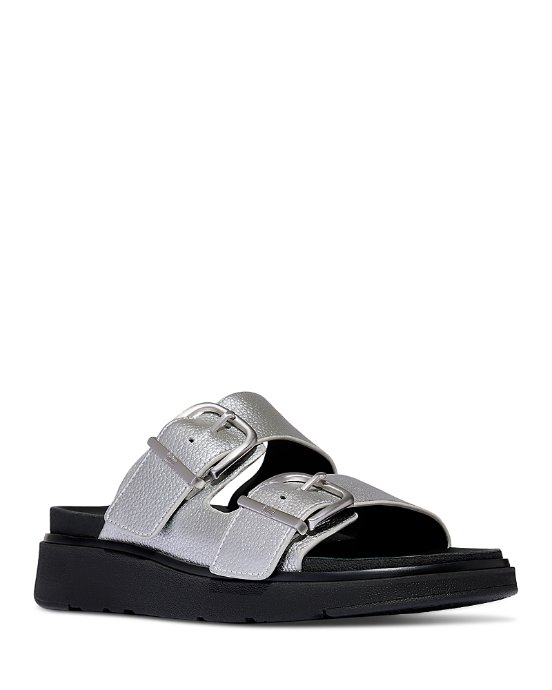 FitFlop Women's Gen-ff Two Bar Leather Slide Sandals