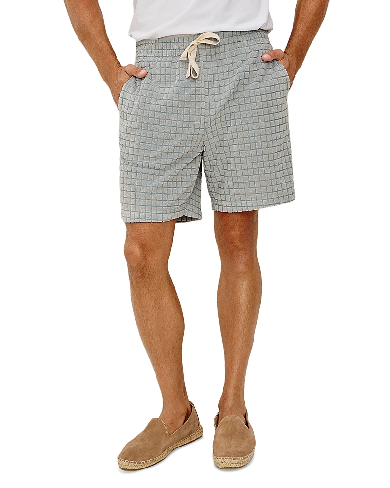 Rails Nova 7 Textured Check Drawstring Shorts
