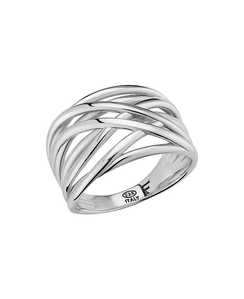 Oradina Sterling Silver Lattice Ring
