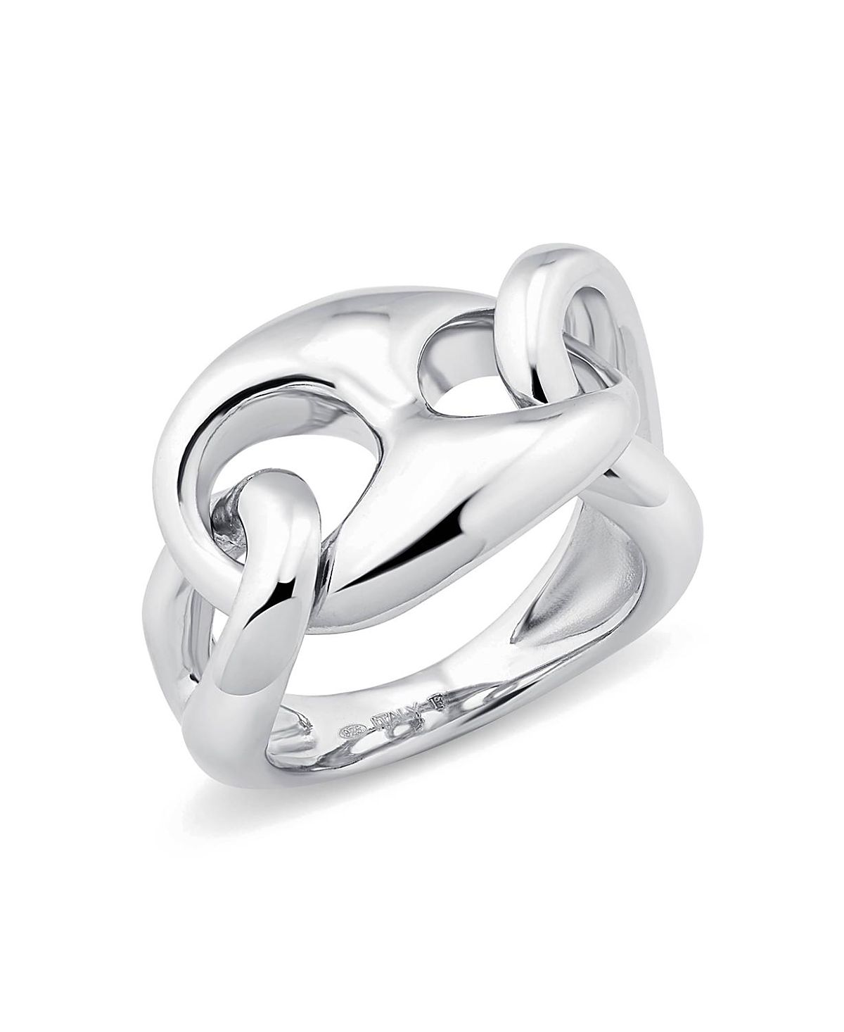 Oradina Sterling Silver Take Me There Mariner Ring