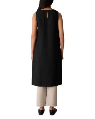 Round Neck Sleeveless Tunic