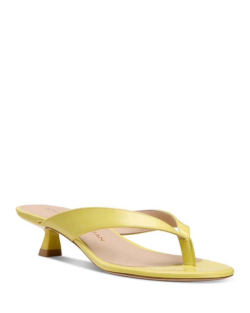 Stuart Weitzman Women's Rio Leather Sleek Sandals